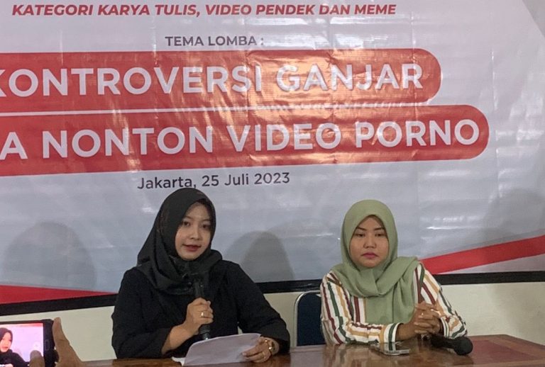Wanita Perisai Umumkan Pemenang Sayembara Kontroversi Ganjar Soal Video Porno