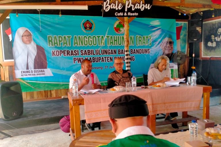 RAT Koperasi Sabilulungan Bale Bandung-PWI, Ayi Purnama Terpilih Lagi Ketua Secara Aklamasi